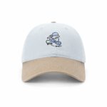 custom color blocked embroidered baseball cap