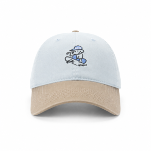 custom color blocked embroidered baseball cap