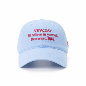 custom slogan embroidered baseball cap
