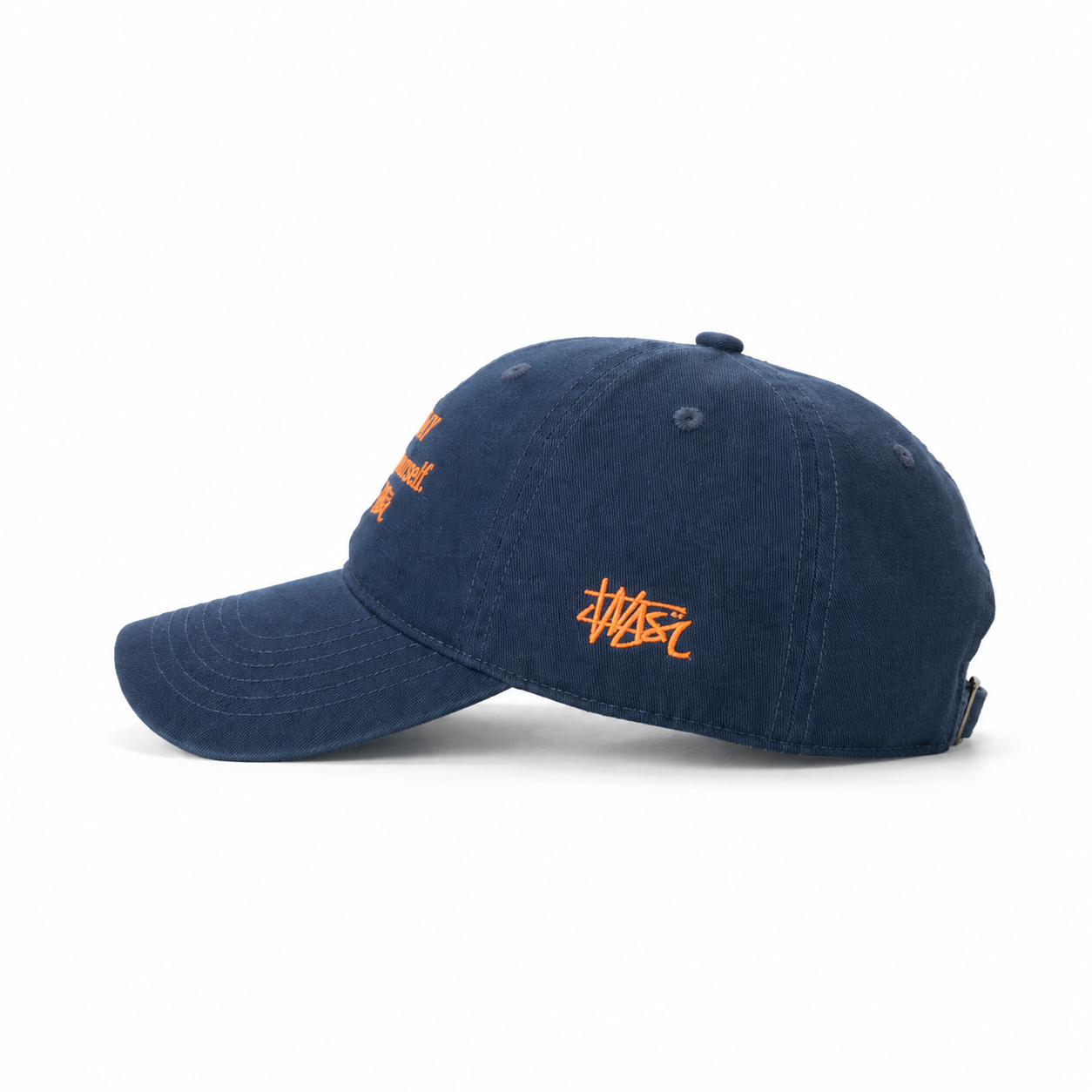 custom slogan embroidered baseball cap