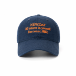 custom slogan embroidered baseball cap