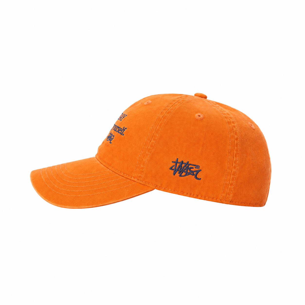 custom slogan embroidered baseball cap