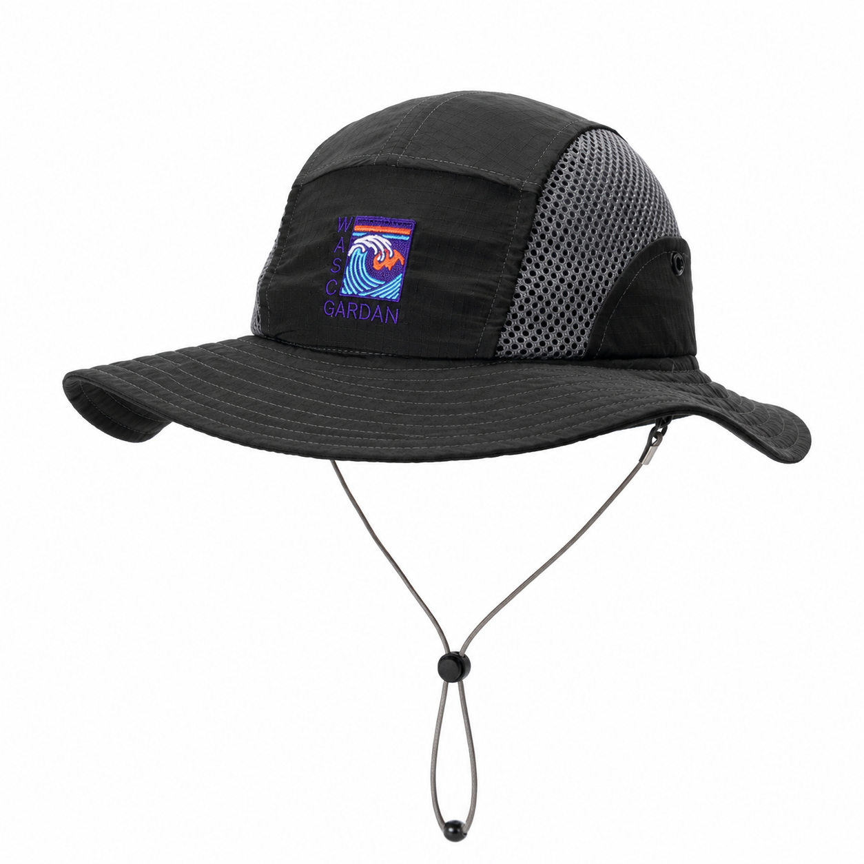 custom embroidered mesh breathable quick dry sun protection waterproof bucket hat