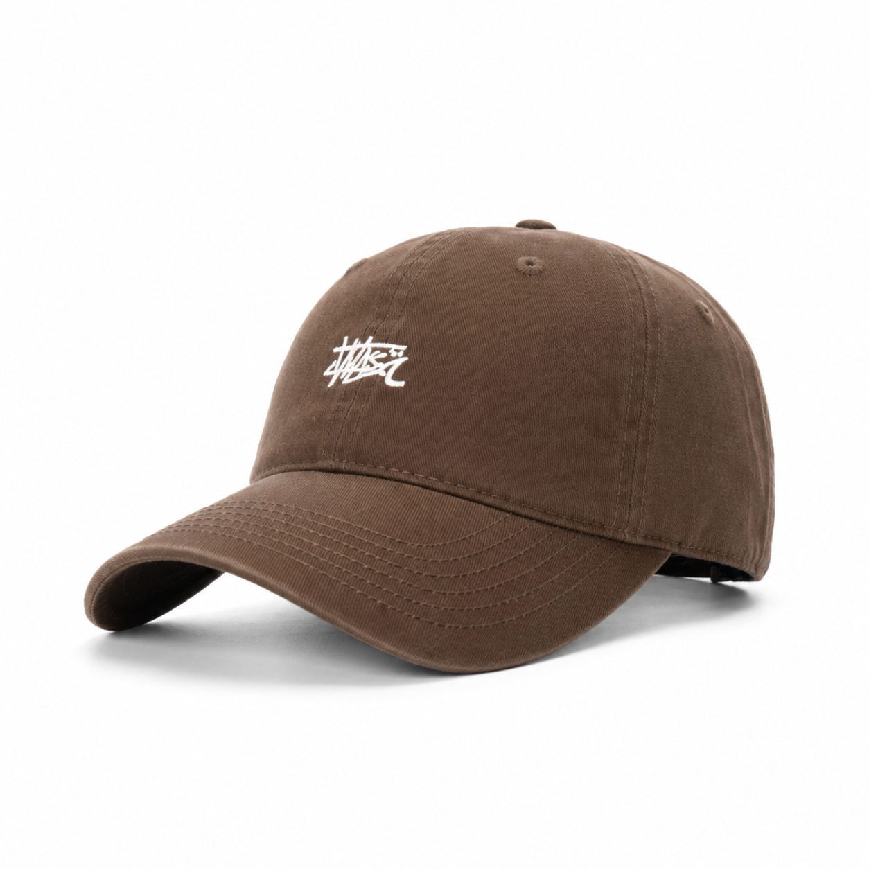 custom solid color embroidered baseball cap