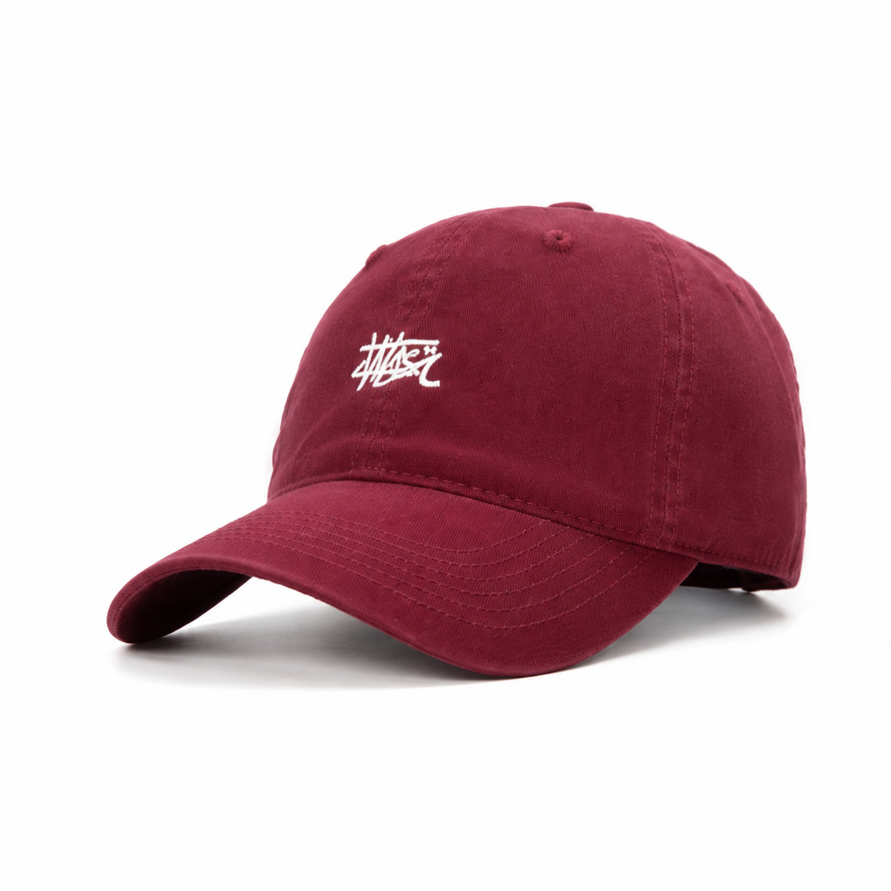 custom solid color embroidered baseball cap