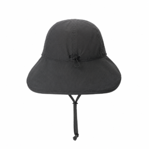 solid color small logo neck flap sun hat custom made