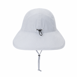 solid color small logo neck flap sun hat custom made