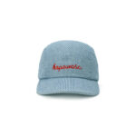 custom striped embroidered 5 panel cap