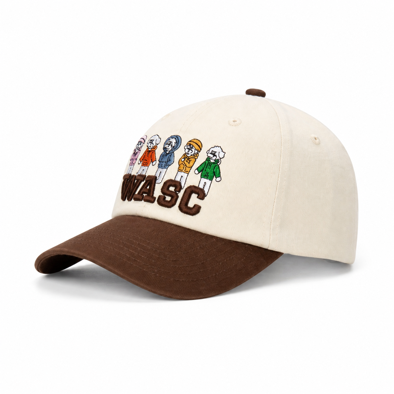 custom color block 3d embroidered baseball cap