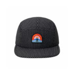custom mesh embroidered waterproof quick dry five panel cap