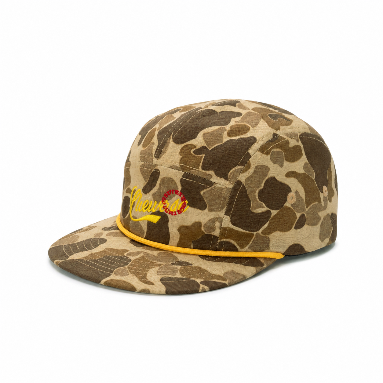 Custom Camo Strap Embroidered Baseball Cap