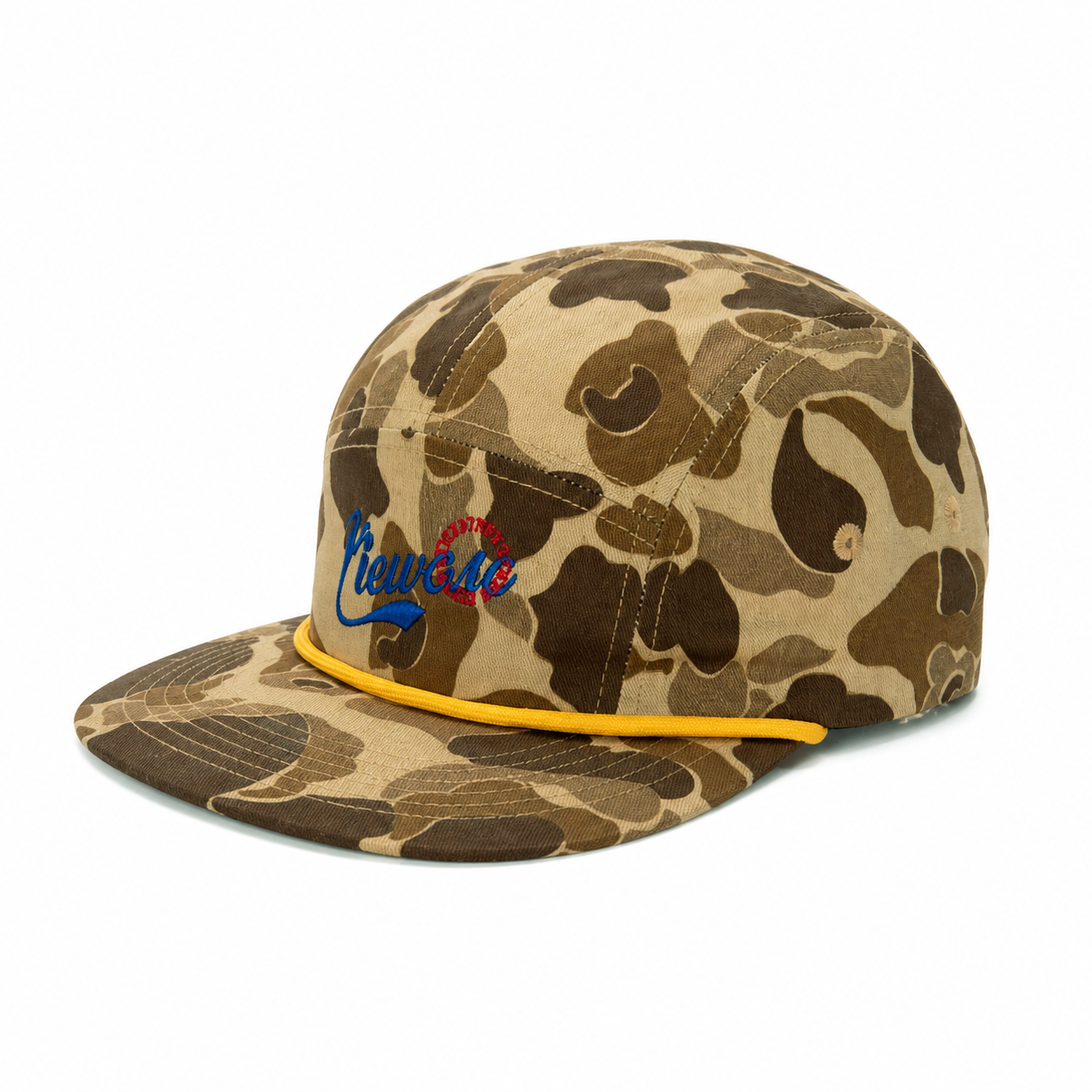 Custom Camo Strap Embroidered Baseball Cap