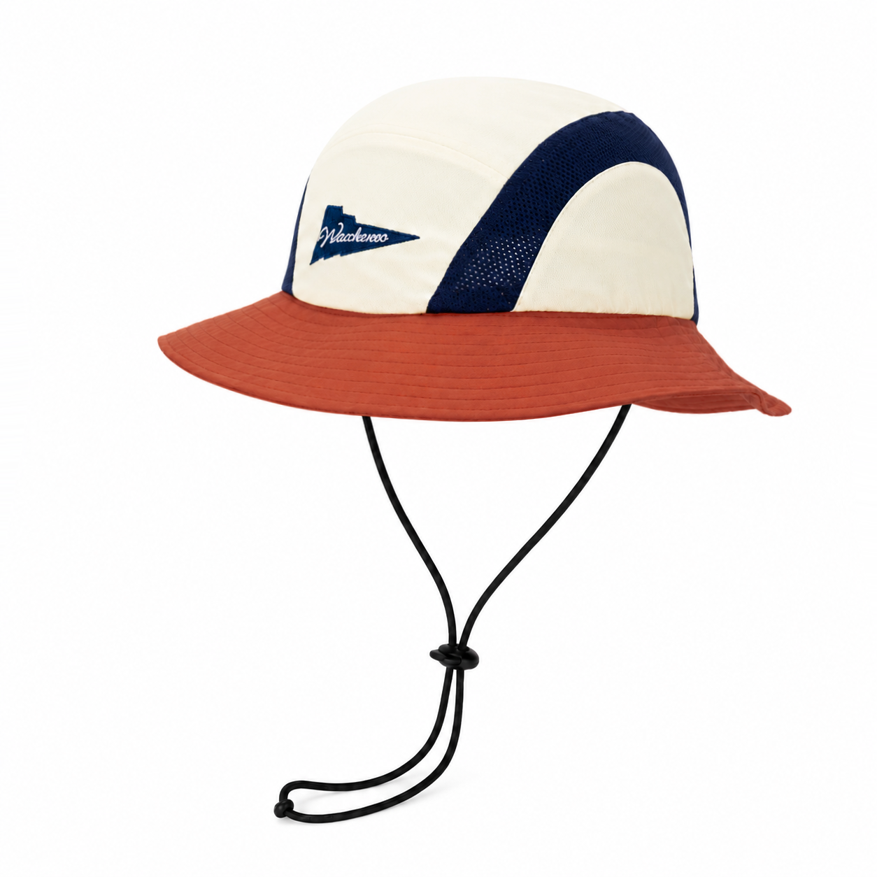 custom color blocked mesh embroidered breathable sun protection waterproof bucket hat