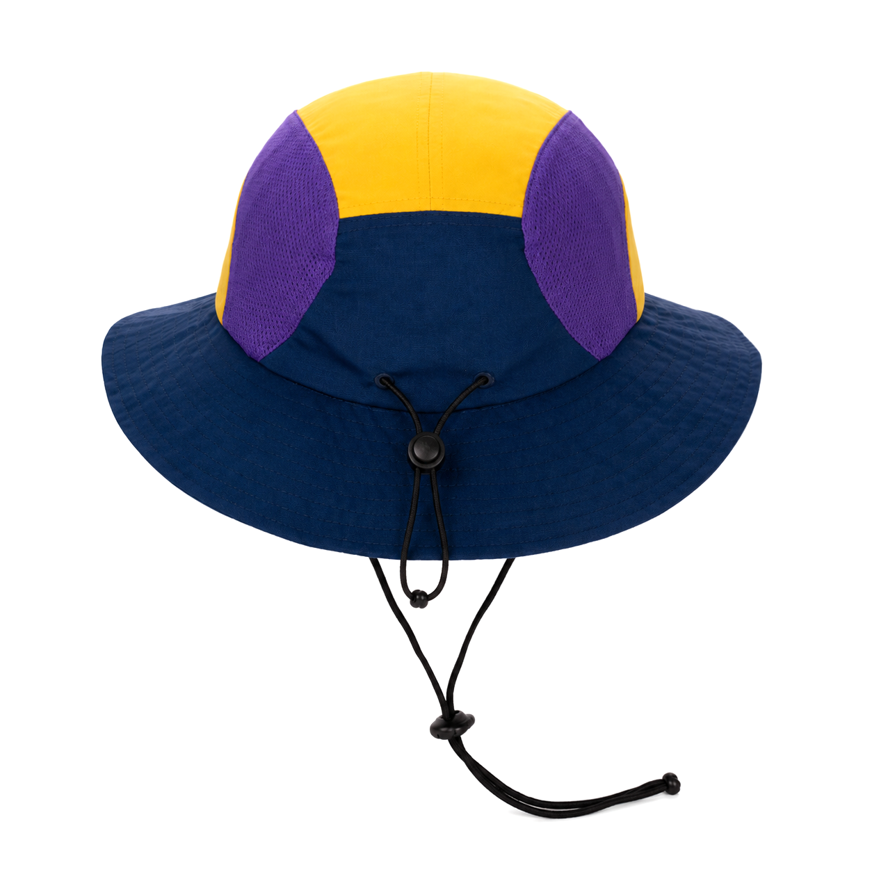 custom color blocked mesh embroidered breathable sun protection waterproof bucket hat