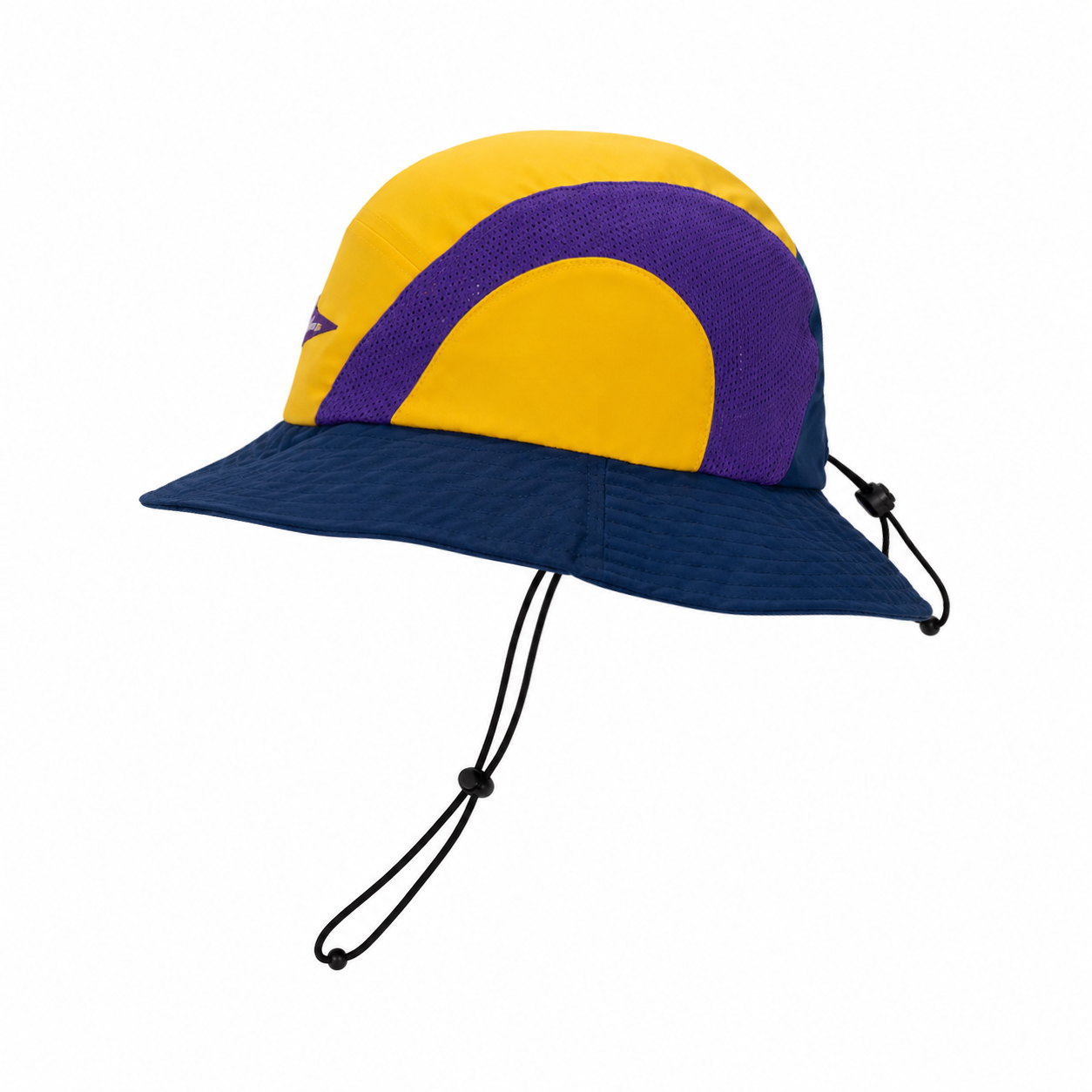 custom color blocked mesh embroidered breathable sun protection waterproof bucket hat