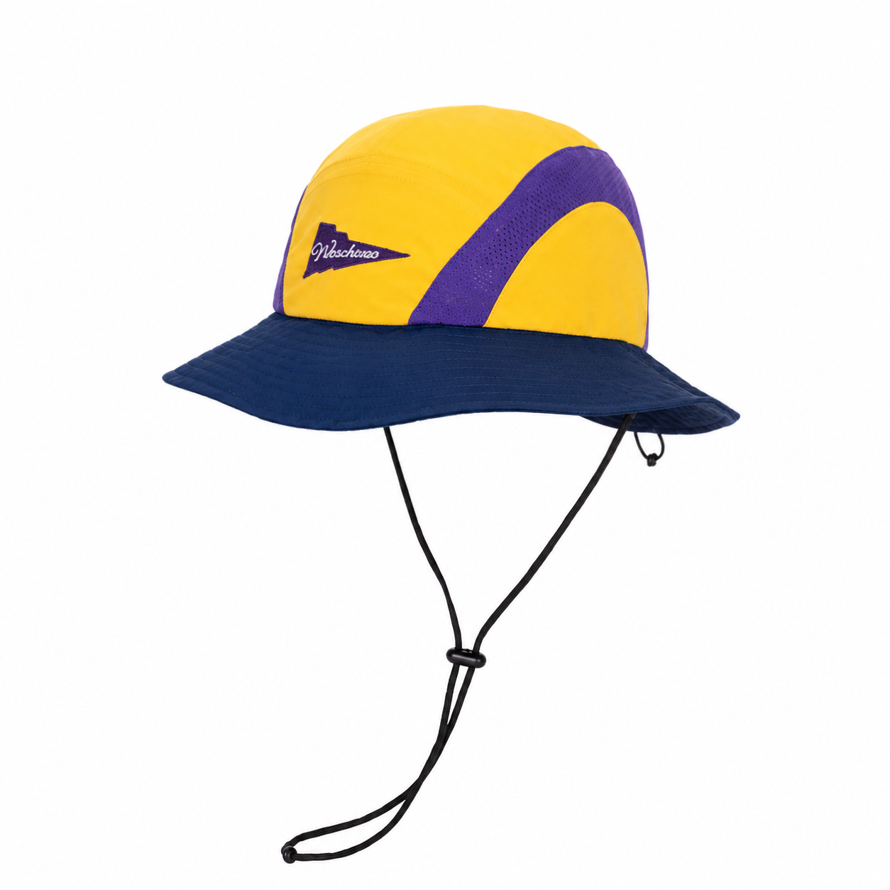 custom color blocked mesh embroidered breathable sun protection waterproof bucket hat