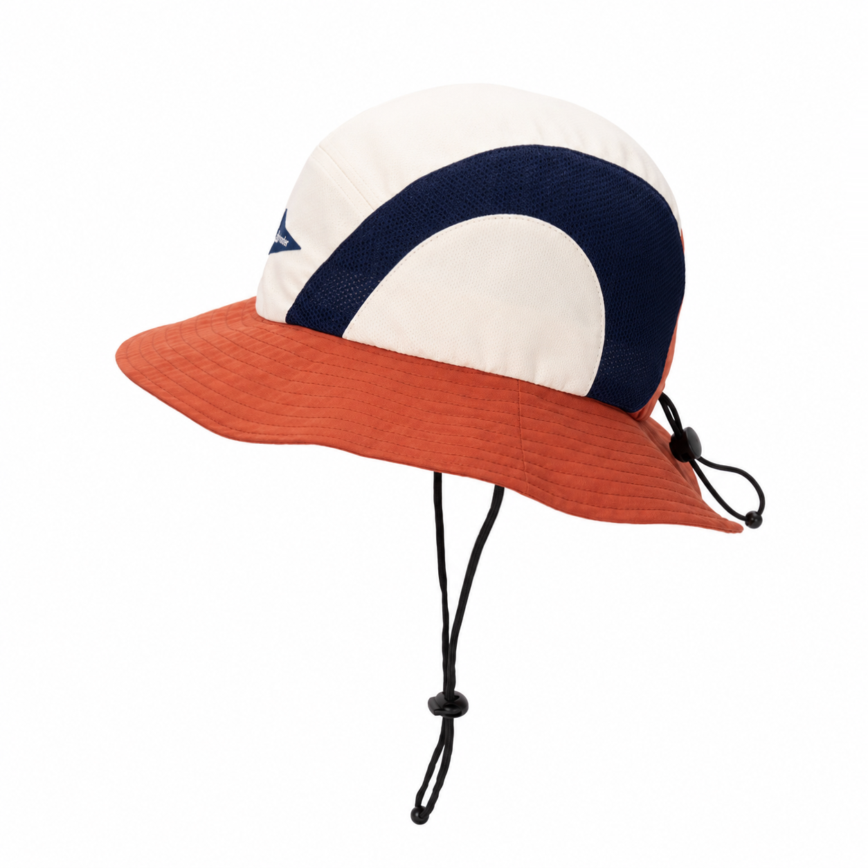 custom color blocked mesh embroidered breathable sun protection waterproof bucket hat