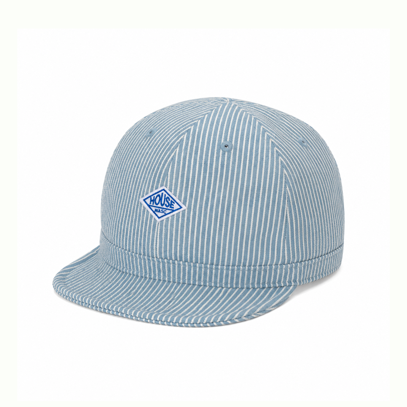 custom striped embroidered patch soft brim baseball cap