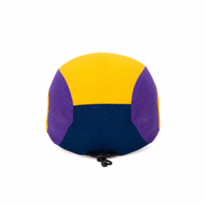 custom color blocked embroidered waterproof quick dry five panel cap