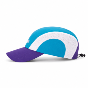 custom color blocked embroidered waterproof quick dry five panel cap