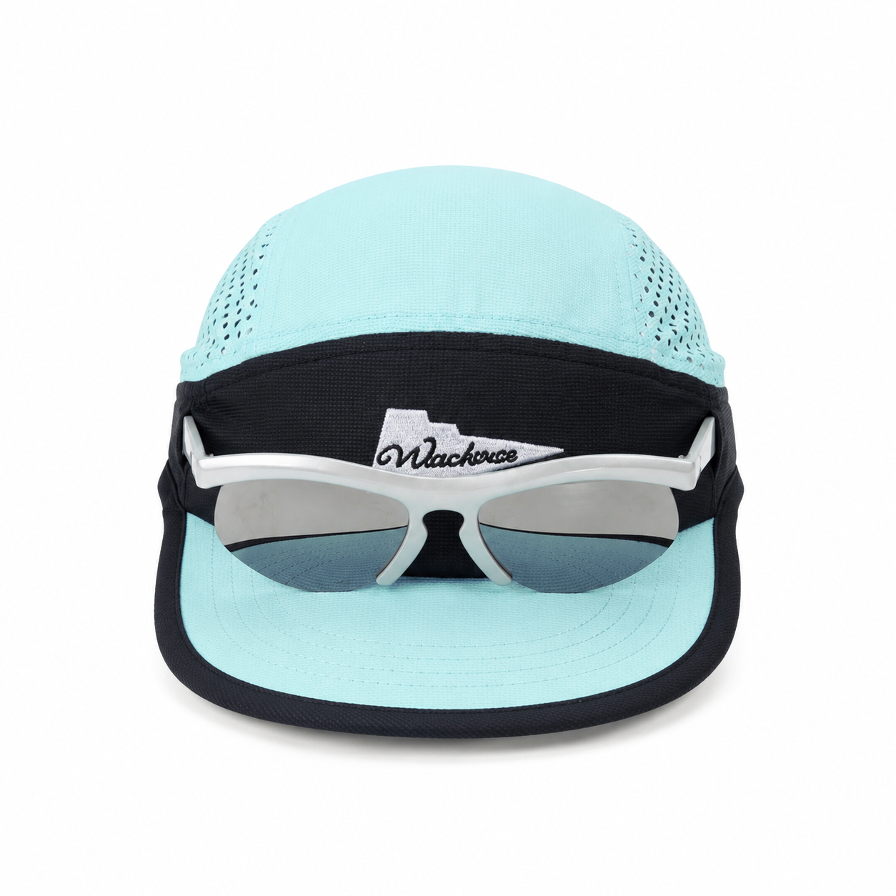 custom color blocked embroidered mesh breathable sun protection flat brim baseball cap