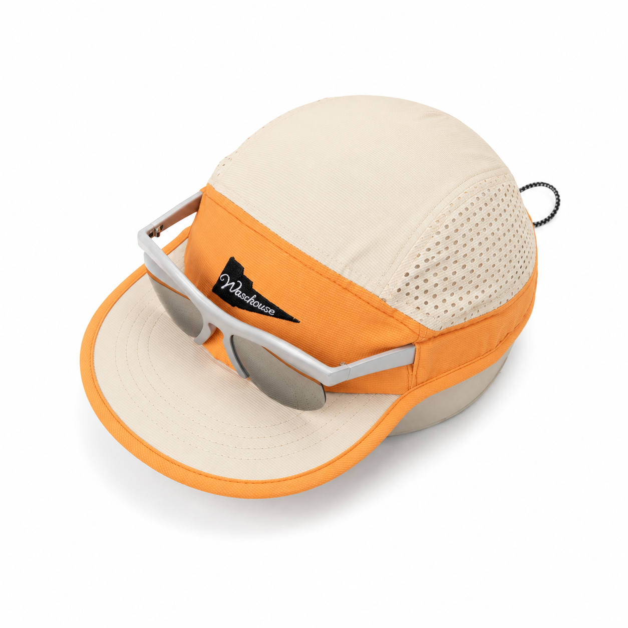 custom color blocked embroidered mesh breathable sun protection flat brim baseball cap