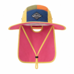 custom color blocked patch logo sun protection waterproof foldable bucket hat