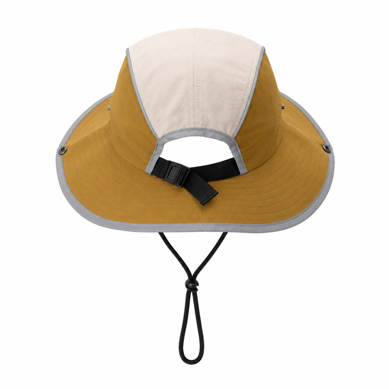 custom embroidered patch bucket hat with wind strap, quick dry, waterproof & sun protection