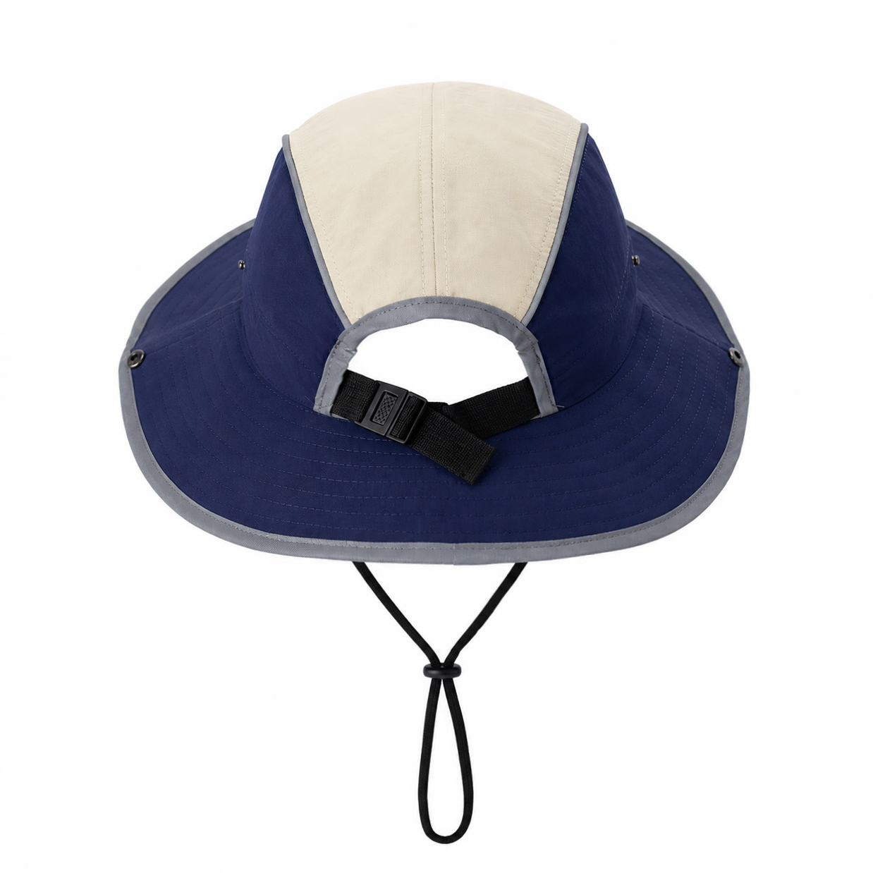custom embroidered patch bucket hat with wind strap, quick dry, waterproof & sun protection