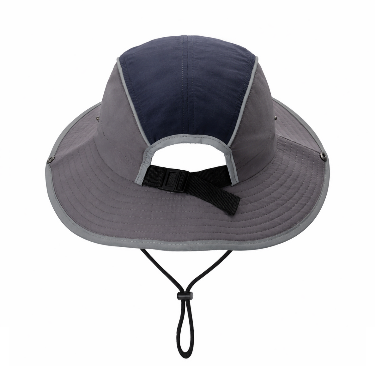 custom embroidered patch bucket hat with wind strap, quick dry, waterproof & sun protection