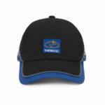 custom double brim color blocked embroidered baseball cap