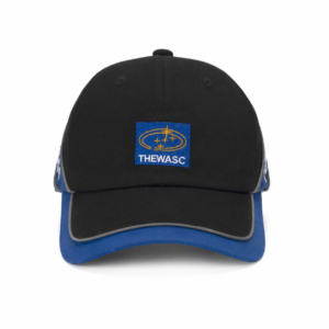 custom double brim color blocked embroidered baseball cap