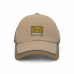 custom double brim color blocked embroidered baseball cap