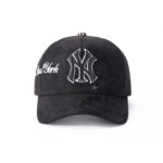 Custom 5-panel baseball hat, suede material, 3D rhinestone
