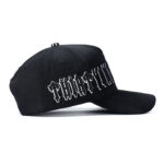 custom 5 panel cap with 3d border embroidery
