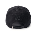 custom 5 panel cap with 3d embroidery & rhinestones