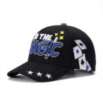 custom 5 panel cap with 3d embroidery & sequin poker design