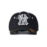 custom 5 panel cap with star embroidery & rhinestones