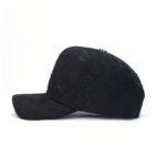 custom 5 panel cap with star studs, embroidery & rhinestones