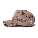 Custom Structured Cap with Applique Embroidery & Rhinestones