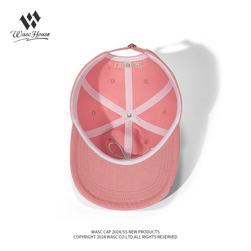custom baseball cap with bow embroidery