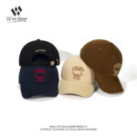 custom baseball cap with rhinoceros embroidery, animal protection theme