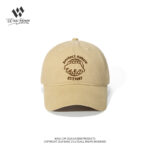 custom baseball cap with rhinoceros embroidery, animal protection theme