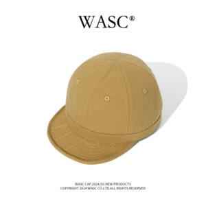 custom baseball cap with short shapeable brim