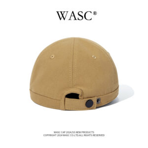 custom baseball cap with short shapeable brim