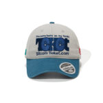 custom color block baseball cap with letter embroidery