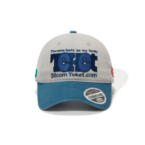 custom color block baseball cap with letter embroidery