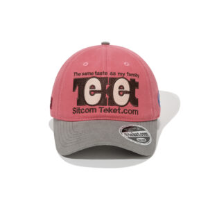 custom color block baseball cap with letter embroidery