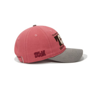 custom color block baseball cap with letter embroidery