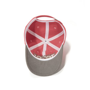 custom color block baseball cap with letter embroidery